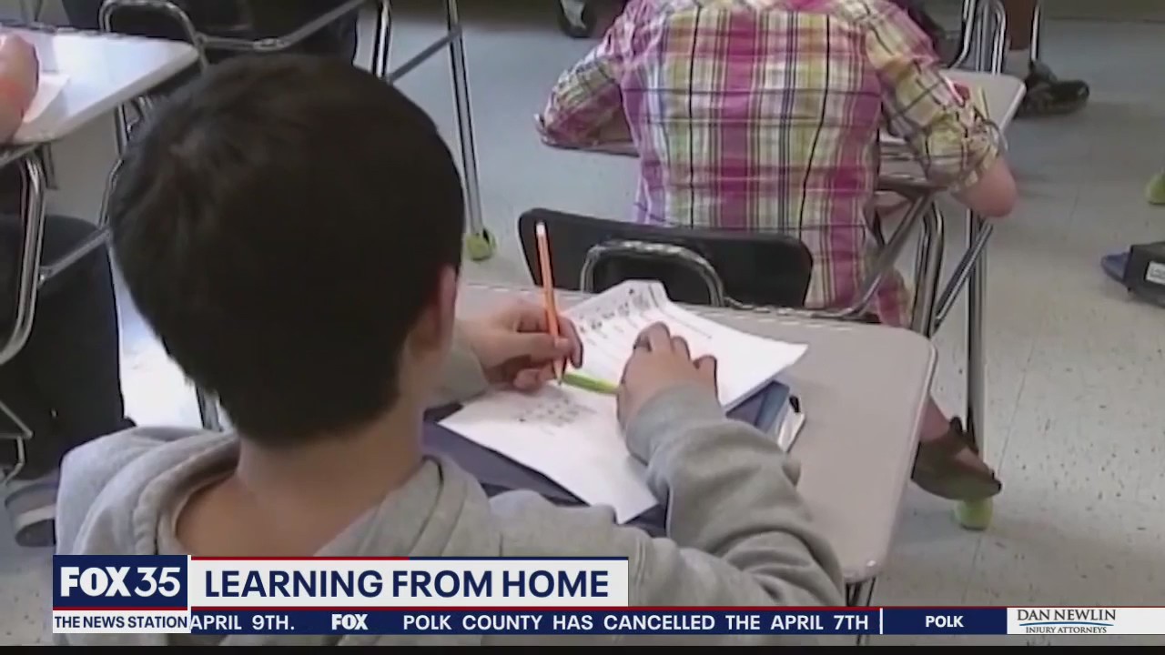 Students begin learning from home