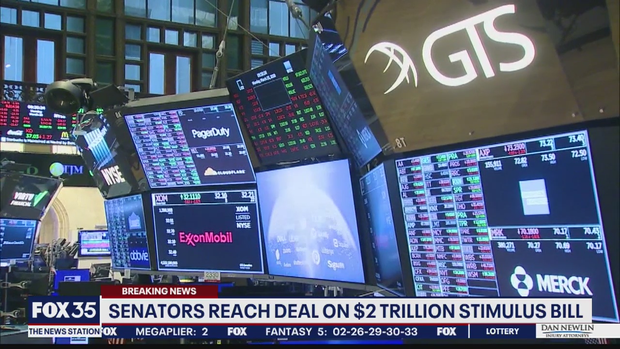 Senators reach deal on $2 trillion stimulus bill | FOX 35 Orlando
