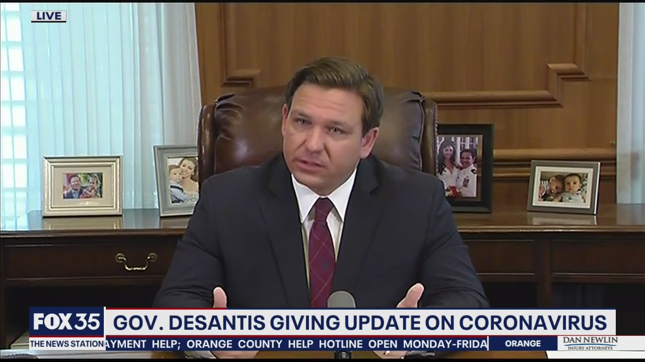 Gov. DeSantis gives update on coronavirus response
