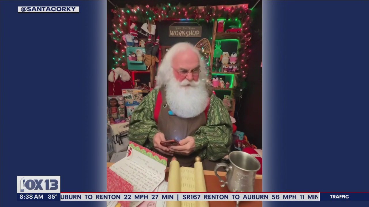 Santa teams up with Les Schwab, FOX 13 in toy drive