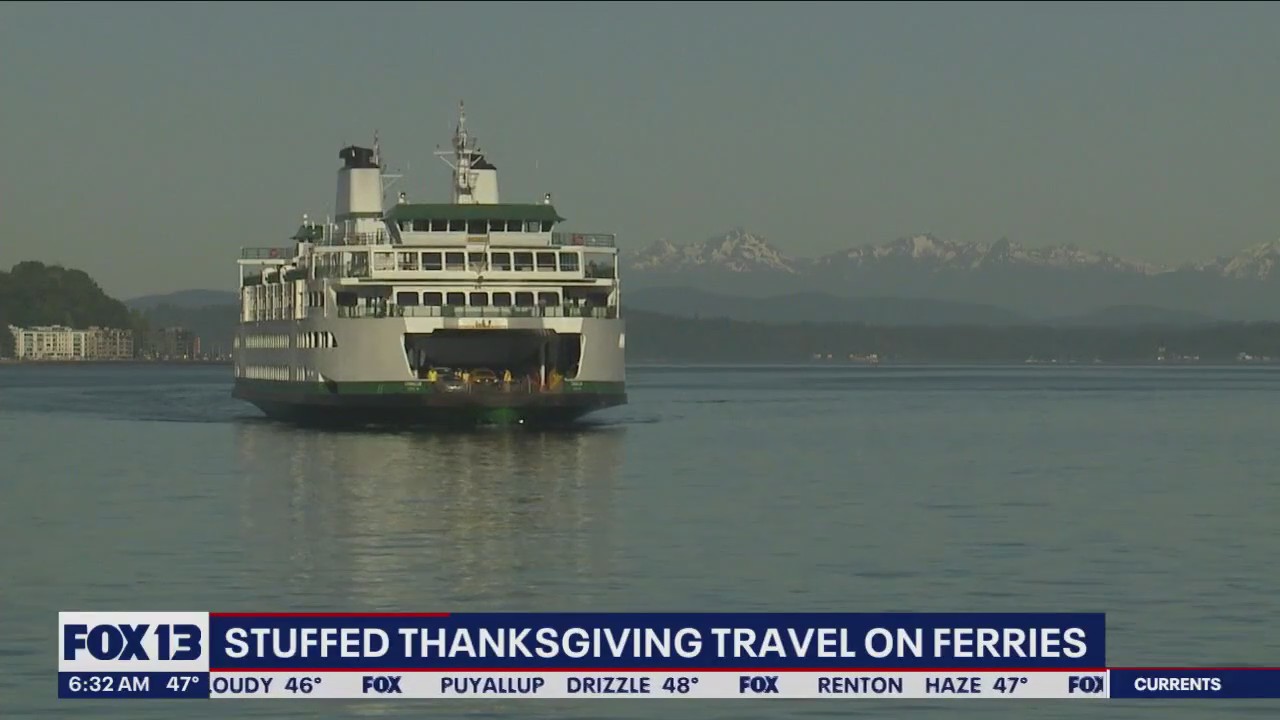 Thanksgiving travel on ferries | FOX 13 Seattle