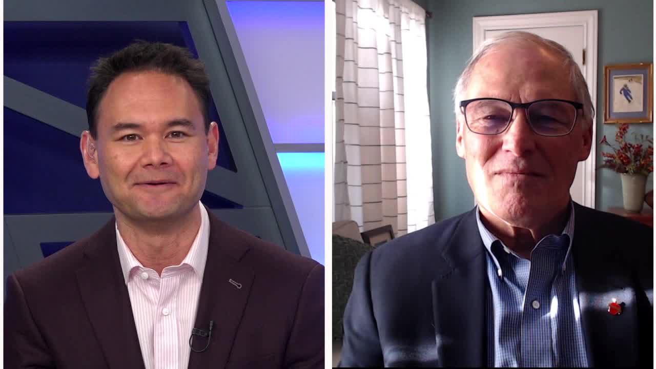 Washington Gov. Jay Inslee speaks on 5-year extension of Apple Cup