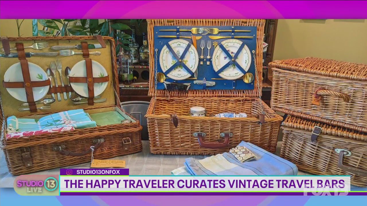 The Happy Traveler curates vintage travel bars