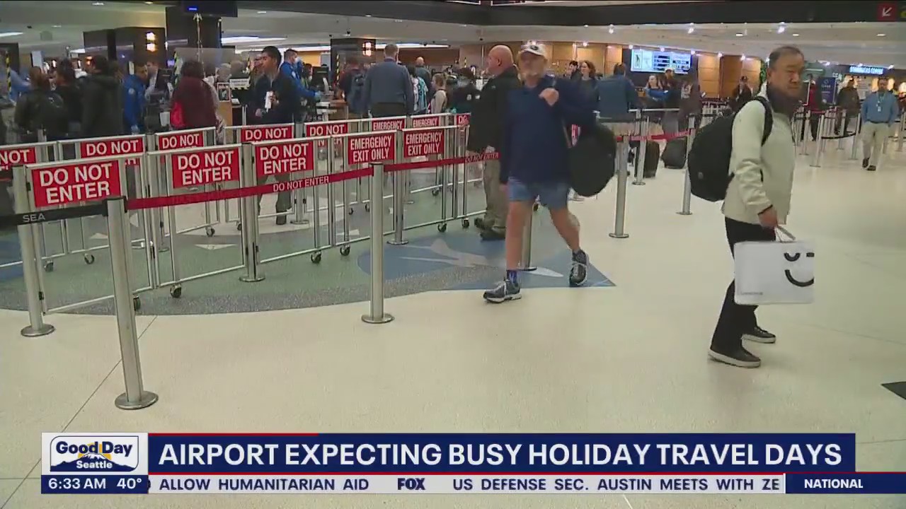 Sea-Tac expects busy holiday travel days