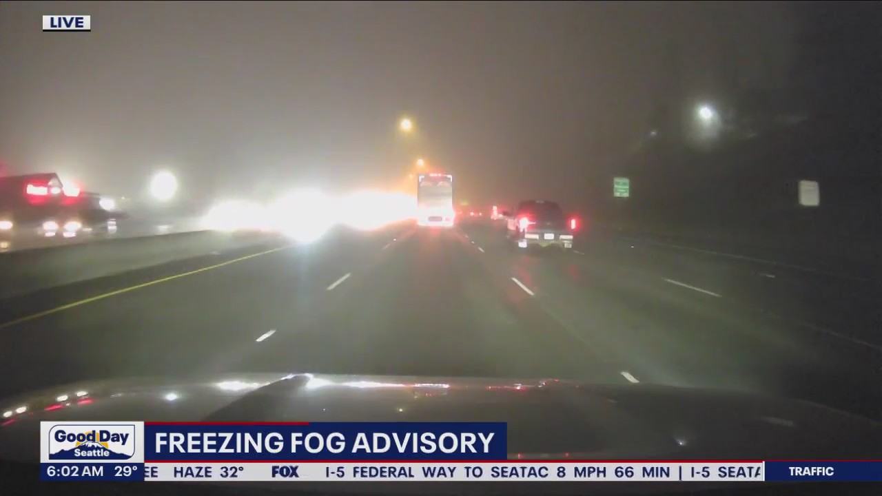 Freezing Fog Advisory during Tuesday morning commute