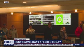 Busy travel day expected Monday
