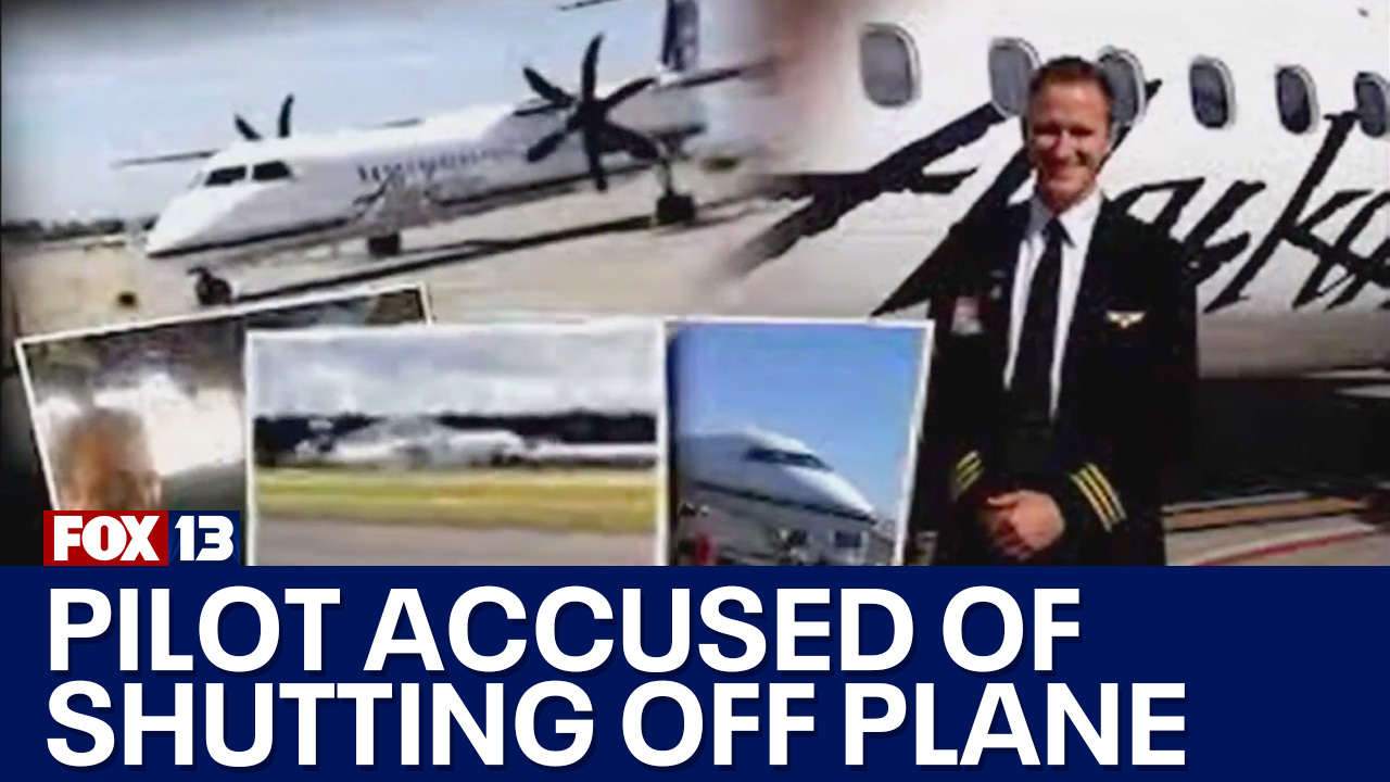 Off-duty Alaska Airlines pilot accused of shutting off engines to enter plea