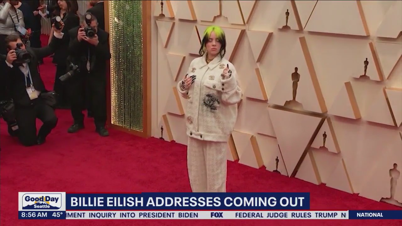 Billie Eilish addresses coming out over the weekend