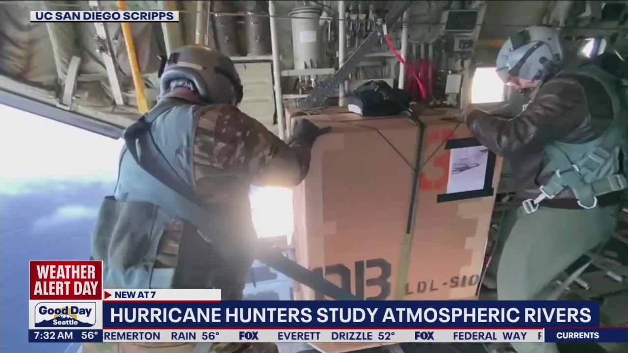 Hurricane hunters help scientists understand atmospheric rivers in our area