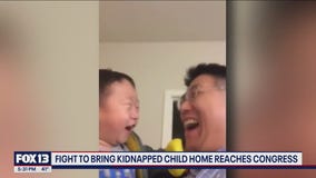 Father's fight to bring kidnapped child home reaches Congress