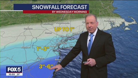 How much snow NYC can expect tonight, tomorrow