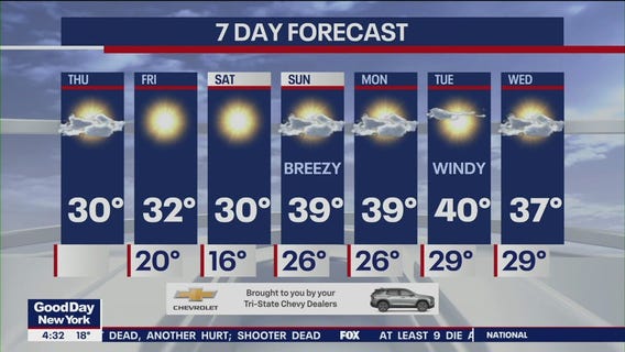 NYC weather forecast