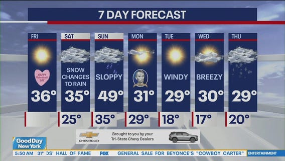 NYC weather forecast