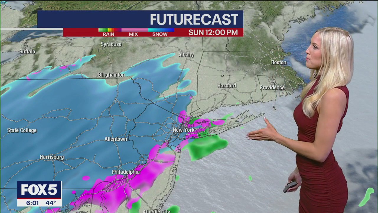 NYC Sunday futurecast