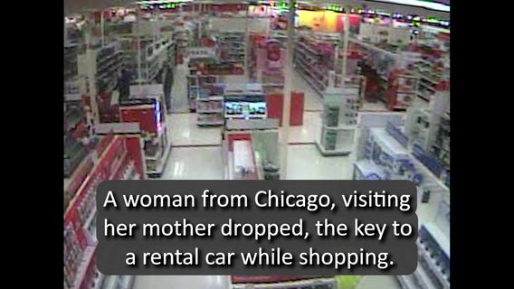 2 men suspected of stealing rental car with expensive gifts inside