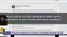 Everett Police warn of AI voice-cloning phone scam after case reported in Snohomish County