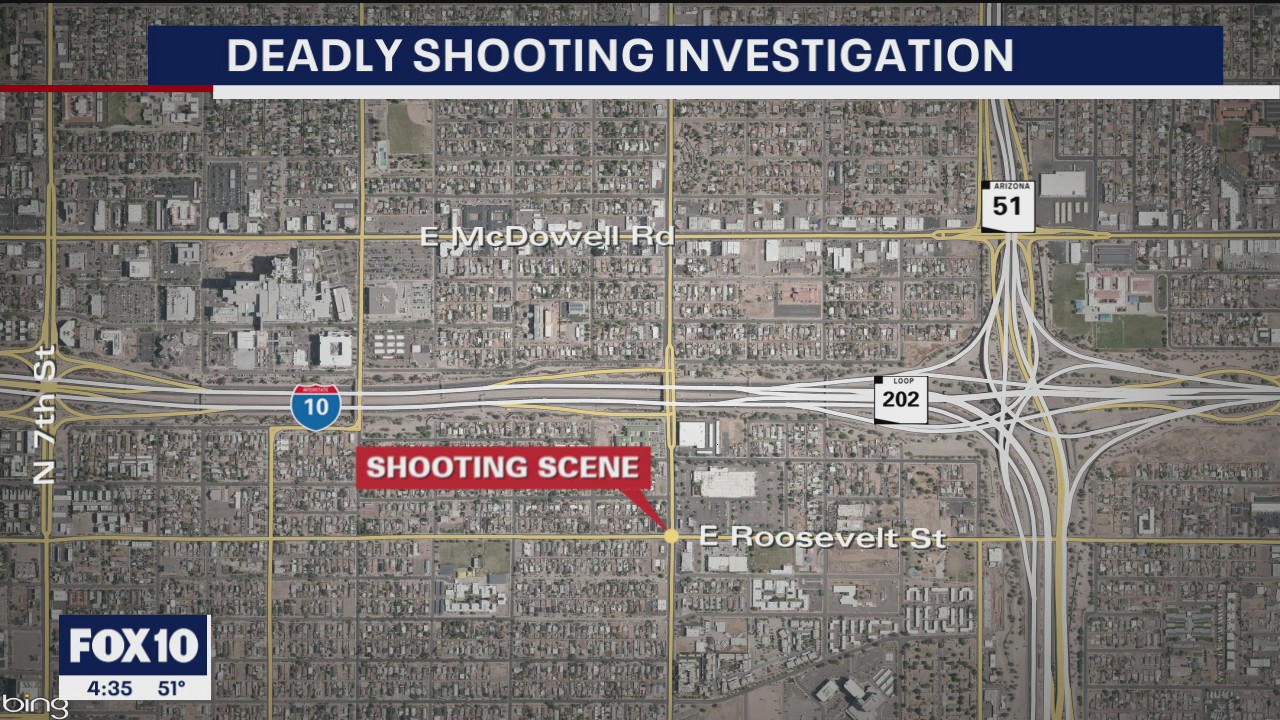 Shooting leaves 1 man dead in Phoenix; suspect sought | FOX 10 Phoenix