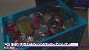 Man accused of raiding food bank refrigerator