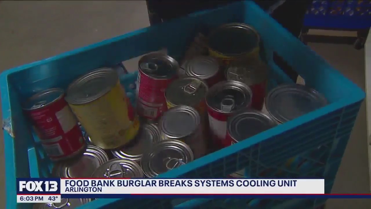 Man accused of raiding food bank refrigerator