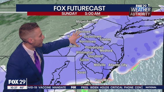 Weather Authority: 10 p.m. Saturday forecast