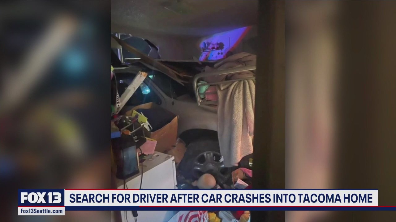 Tacoma mother describes narrowly escaping car slamming into apartment