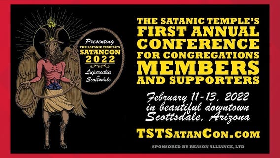 Satanic Temple hosting 'Satancon 2022' in Scottsdale