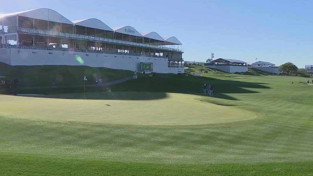 Technology set up at WM Phoenix Open