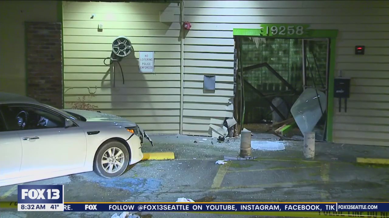 Police investigate pot shop smash-and-grab Lake Forest Park