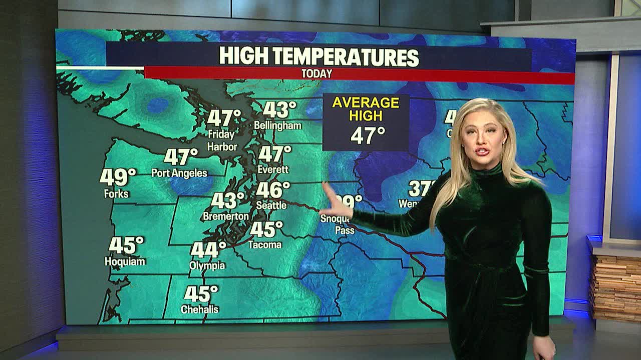 Seattle weather: Increasing clouds overnight, Rain returns Tuesday