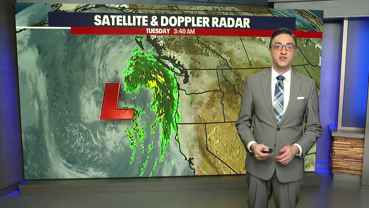 Showers to return Tuesday