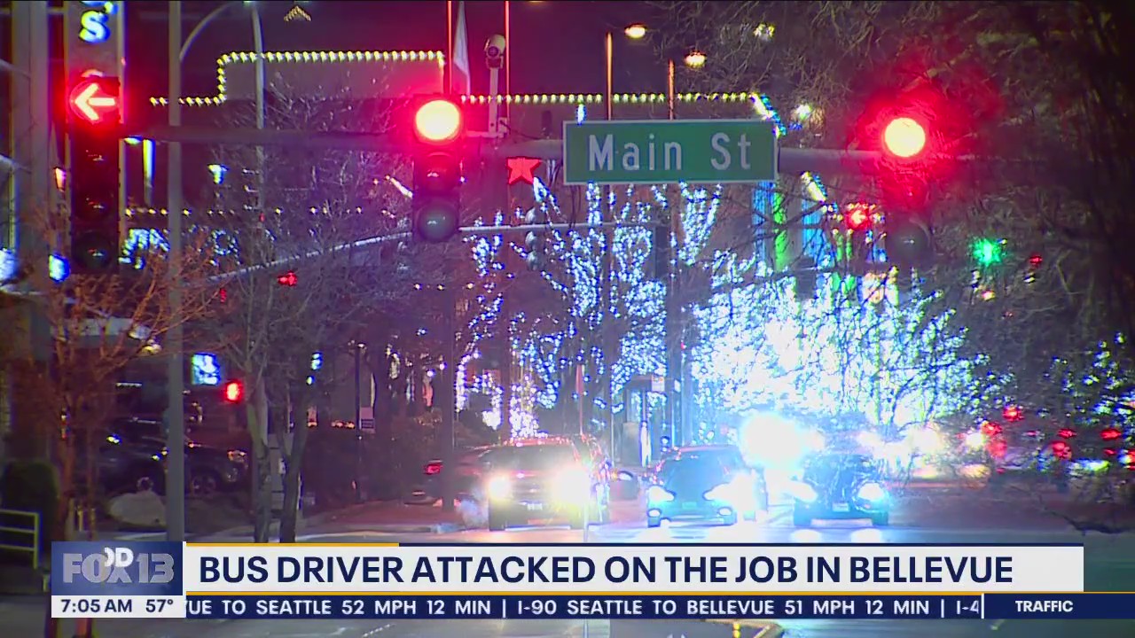 Bus driver attacked in Bellevue