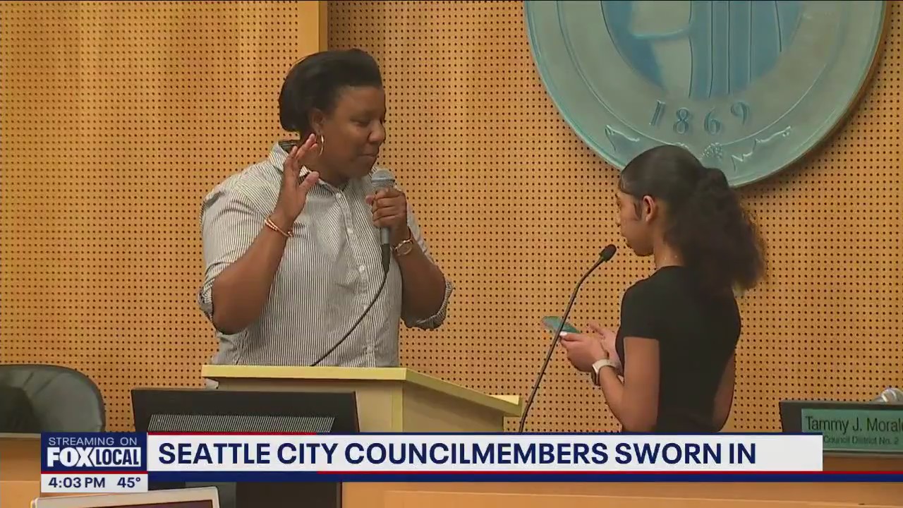 Seattle City Council undergoes significant change as 5 new members sworn in