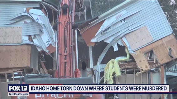 Home where 4 Idaho students were murdered is torn down