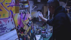 Bernard DelaCruz: Artist uses vinyl records to create stunning pieces of art