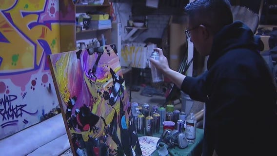 Bernard DelaCruz: Artist uses vinyl records to create stunning pieces of art