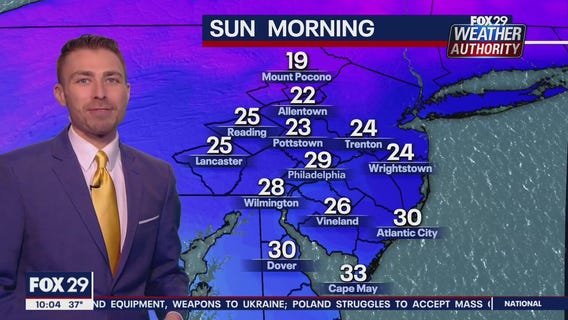 Weather Authority: 10 p.m. Saturday forecast