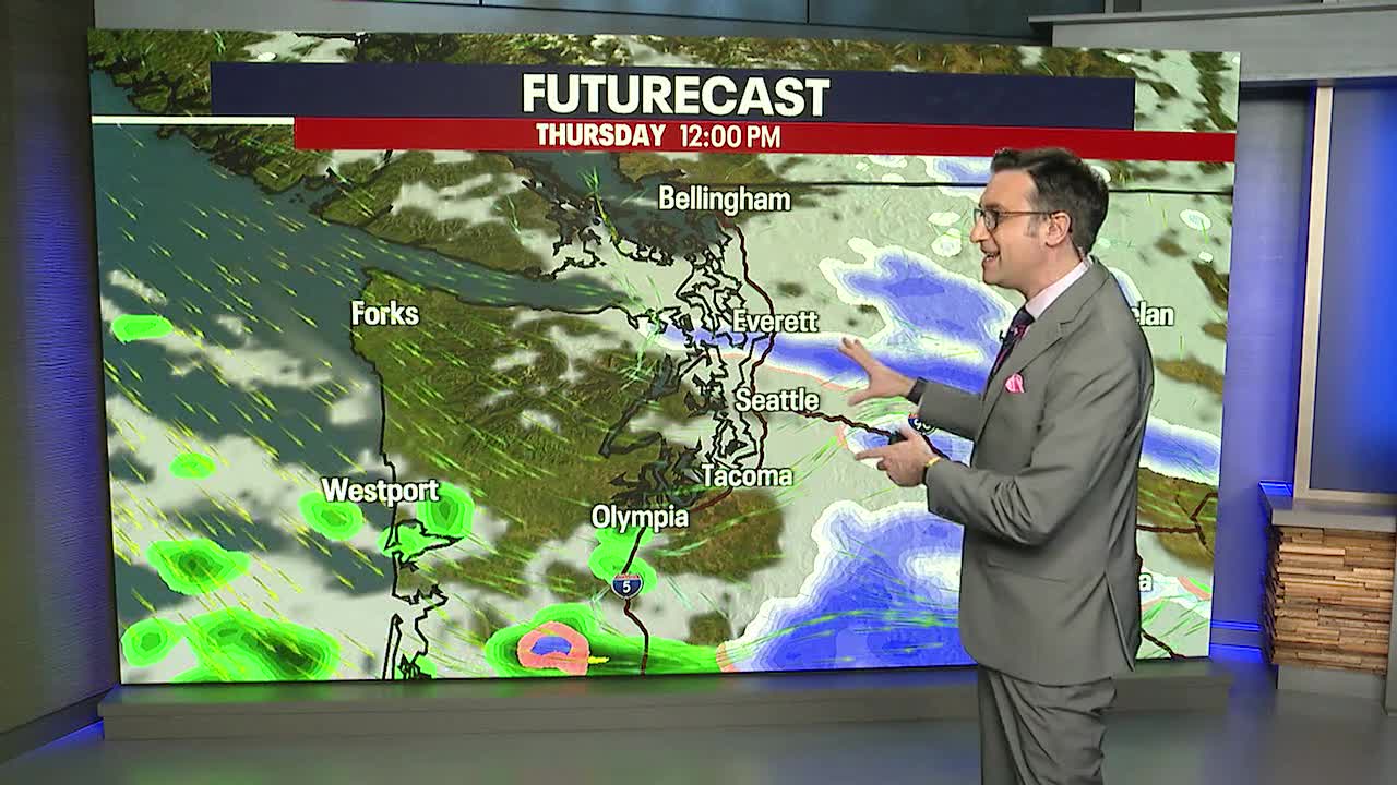 Mixed rain & snow showers possible Thursday