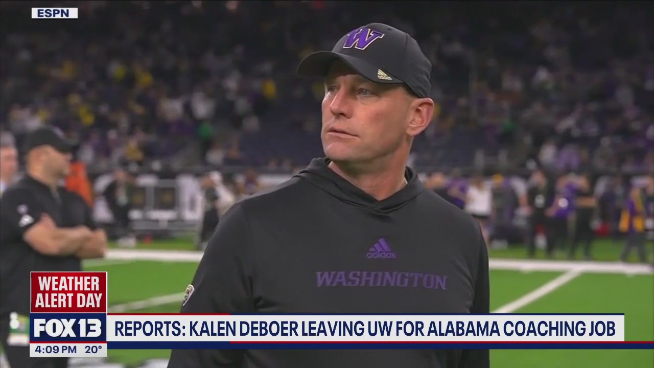 UW Coach Kalen DeBoer to join Alabama