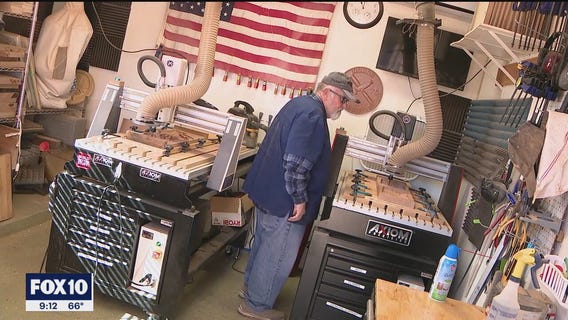 Woodcarvings honor fallen service members