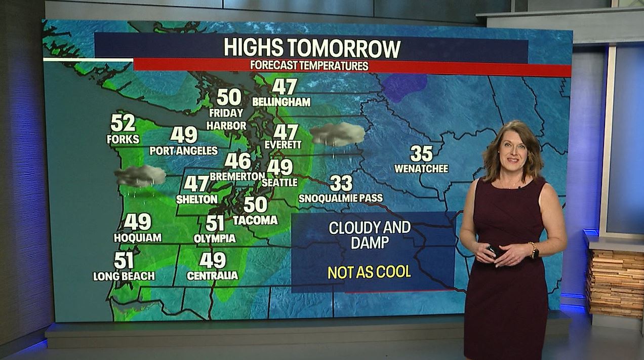 Seattle weather: Milder week of weather ahead