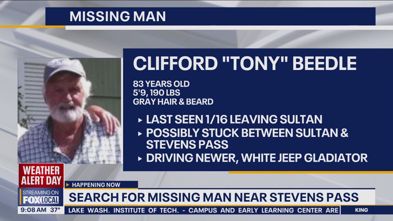 Desperate search to find man possibly stranded near Stevens Pass