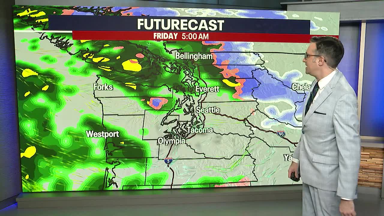 Friday temps will warm back into the 40s