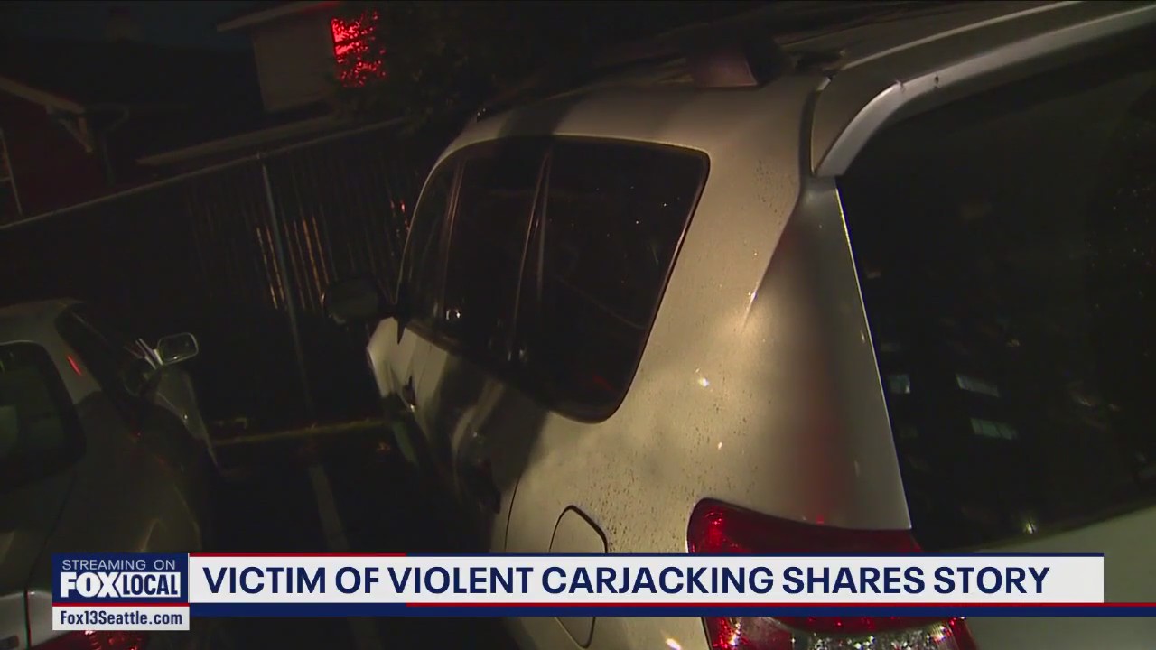 Victim of violent carjacking shares her story | FOX 13 Seattle