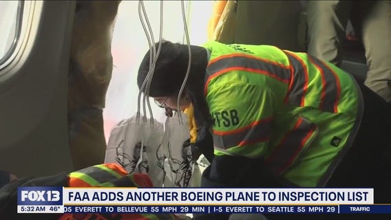 FAA adds another Boeing plane to inspection list