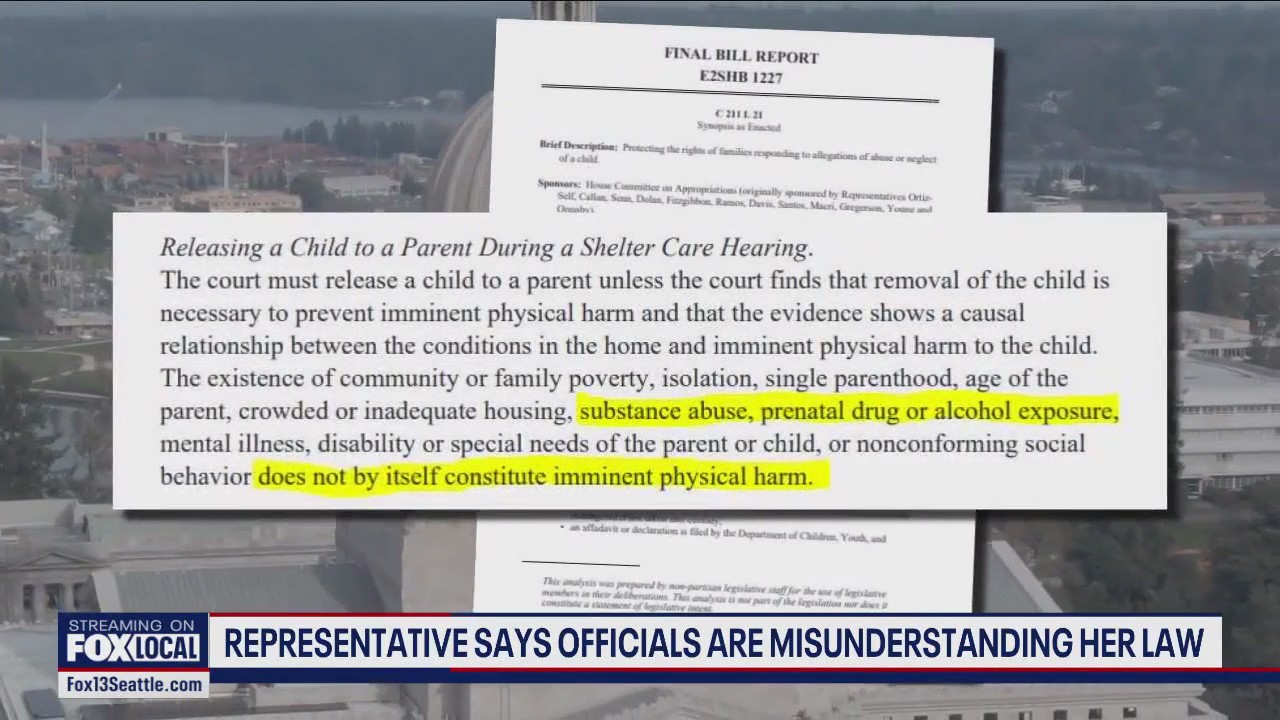 Representative says officials are misunderstanding her law