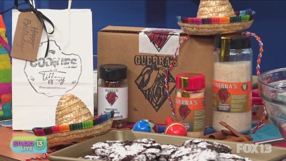 Making Mexican Hot Cocoa cookies with 'Cookies with Tiffany'