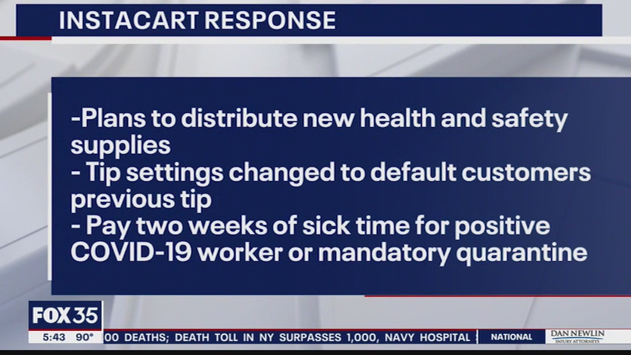 Instacart go on strike over coronavirus concerns
