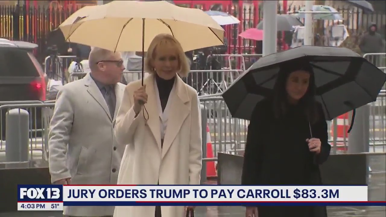 Trump ordered to pay $83.3 million in defamation trial of E. Jean Carroll