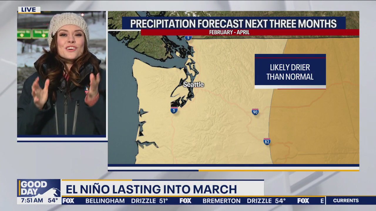 Seattle weather: Here's what the next 3 months might look like