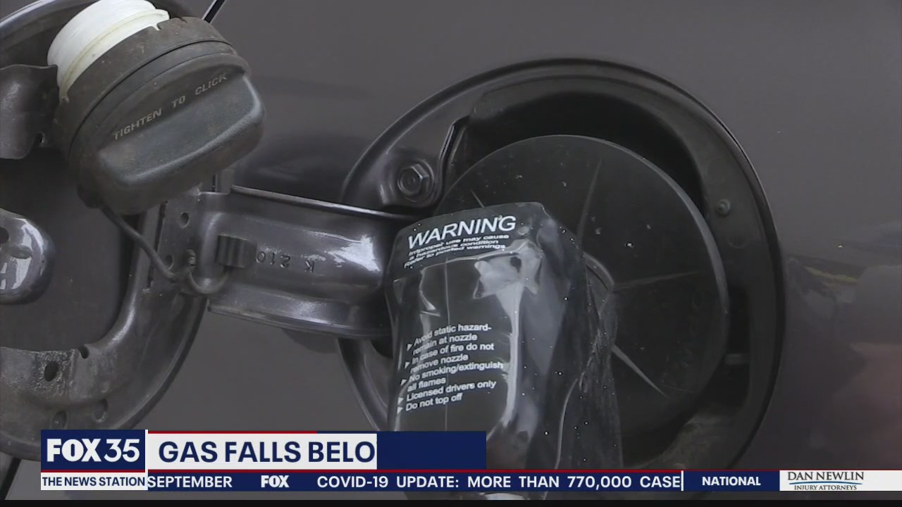 Gas prices drop amid reduced demand